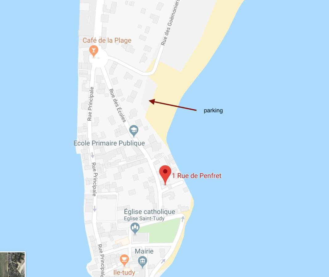 Île-Tudy Villa Penfret - 20 Meters From The Beach מראה חיצוני תמונה